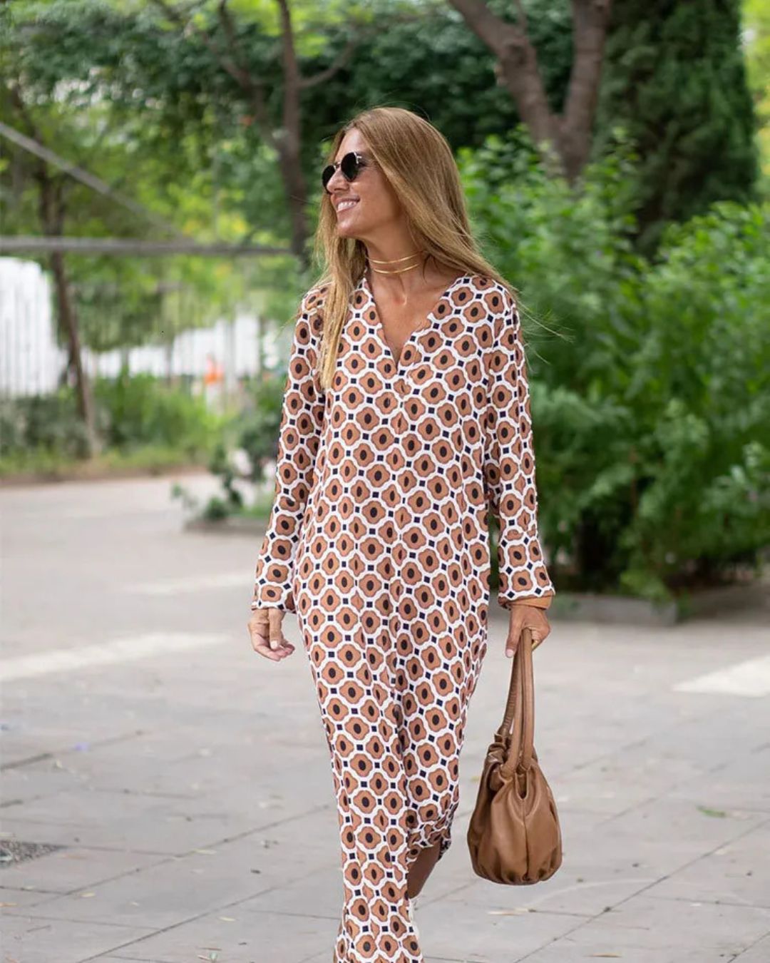 Robe Floral Longue Et Élégante | LUVALIE™